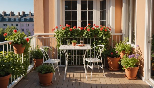 Comment aménager un petit balcon urbain fleuri ?